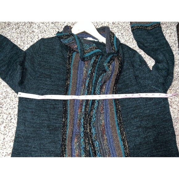 Soft Surroundings Nahla Cardigan Sweater Womens L Multicolor Open Front Boho - Picture 8 of 8